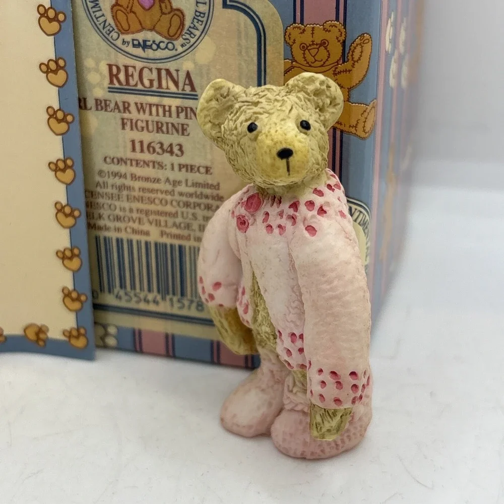 CENTIMENTAL‎ BEARS 1994 Regina WITH BOX BY ENESCO